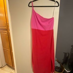 Pink cocktail dress